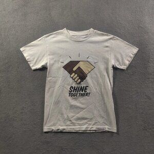 Diamond Supply Shirt Adult Mens Small White Short Sleeve Shine Together